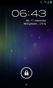 Screenshot: Lock Screen - Cyanogen Mod 9 bringt neues Leben in mein Samsung Galaxy S