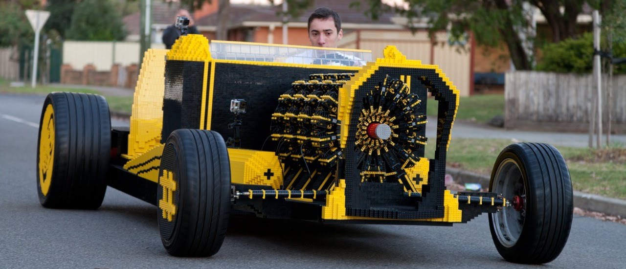 Fahrtüchtiges Lego-Auto